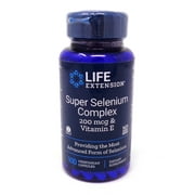 Life Extension - Super Selenium Complex 200 mg with Vitamin E - 100 Vegetarian Capsules