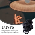 thumbnail image 3 of Miangastore 6Pcs Lamp Bases Black Heat Resistant for General Users and DIY Projects, 3 of 8