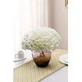 thumbnail image 3 of ZOELNIC Artificial Flowers Large Hydrangea Full Silk Hydrangea Flowers for Decor 10 Bunch, White, 3 of 5