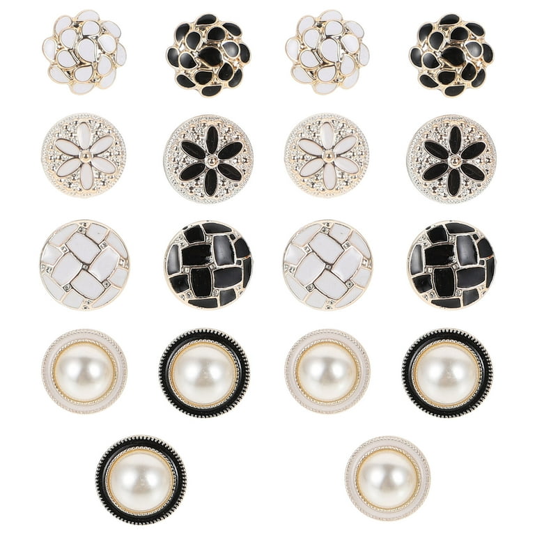 20pcs Clothing Replacement Buttons Stylish Coat Buttons Clothes DIY Buttons  