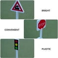 thumbnail image 4 of Shisuyan Miniature Traffic Signs Plastic 8Pcs 1.2x1x3In, 4 of 9