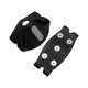 thumbnail image 3 of Tacos de hielo antideslizantes para calzado | Tracción de crampones de 5 garras para nieve y hielo | Cadenas elásticas ajustables y antideslizantes para hombre y mujer | Agarre de seguridad invernal, 3 of 7