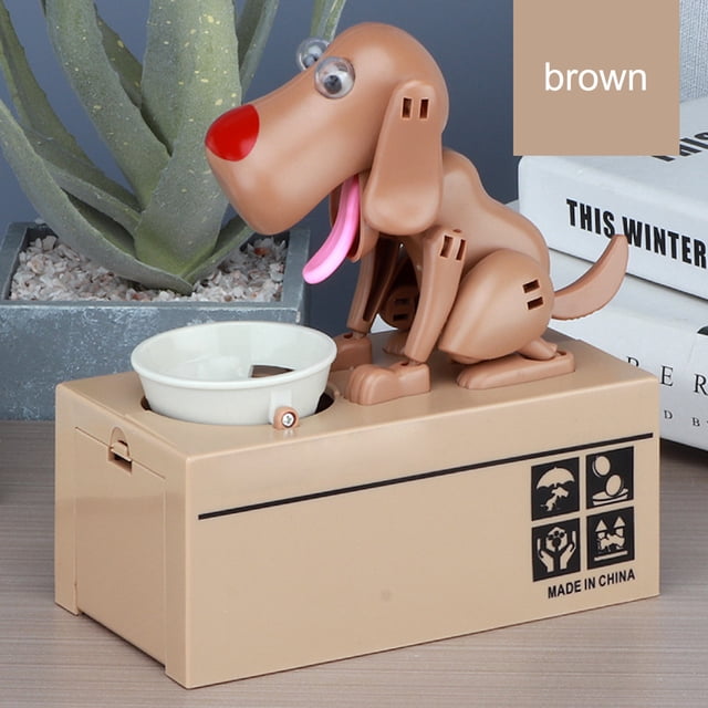 Piggy Bank Saving Box Cartoon Automatic Stole Coin Money ABS Cute Funny Children 1PC Kids Gift