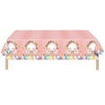 thumbnail image 5 of KCEHTA Easter Tablecloth Rectangle Colorful Easter Bunny Eggs Spring Tablecloth Home Party Decor, 5 of 6