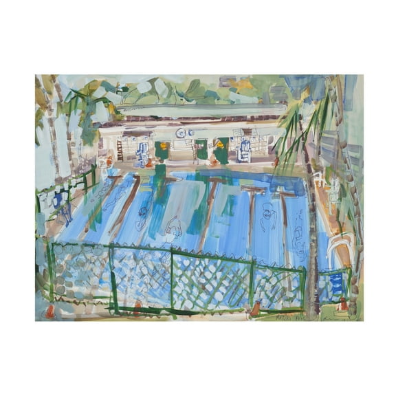 Canvas Wall Art - Erin McGee Ferrell 'Hawaii I' Wall Art for Living Room, Bedroom, or Office Décor by Trademark Fine Art - 19 x 14 Inches