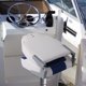 thumbnail image 4 of Yeshouse Asiento de barco plegable con bisagras de aluminio, vinilo marino resistente, respaldo alto y acolchado de espuma de alta densidad, resistente a los rayos UV, 4 of 7