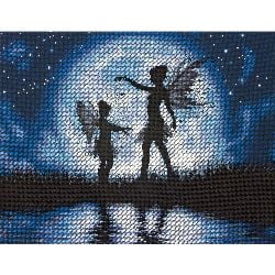14 Count Cross Stitch Fabric - Dimensions Twilight Silhouette Counted Cross Stitch Kit, 14