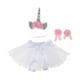 thumbnail image 2 of Disfraz de Unicornio Yotijar para niñas con Diadema blanco, 2 of 10