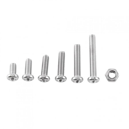 

250pcs Construction Fasteners Hex Screws Ship Assembly Office Appliance Communication Equipments For Home
