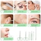 thumbnail image 4 of Juego de manicura y pedicura, cortaúñas, cortaúñas para uñas encarnadas (verde té, 18 piezas), 4 of 4