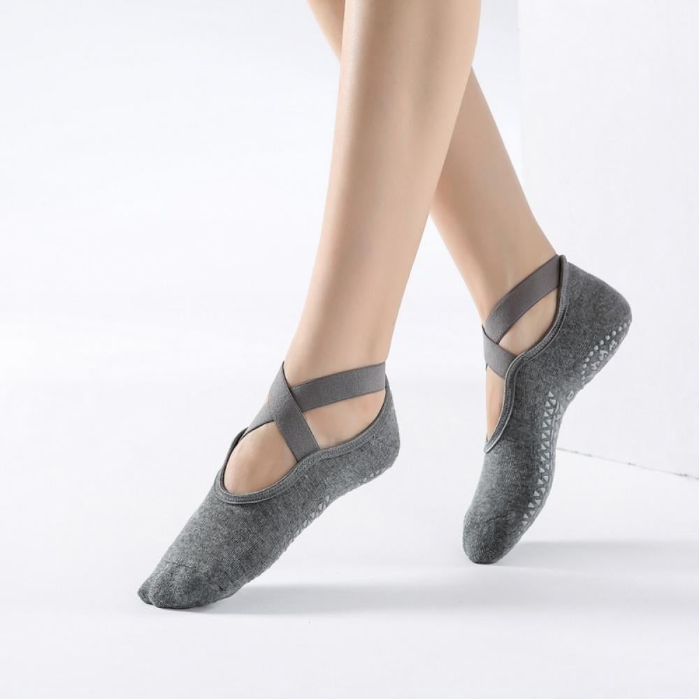 Dragonus Yoga Socks with Grips for Women Non Slip Sticky Sock for Pilates Pure Barre Hospital Walking Dance Indoor Walmart