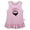 Pink Sleeveless Dresses, variant on Daddy's Little Beard Puller Funny Dresses For Baby, Newborn Babies Skirts, Infant Princess Dress, 0-24M Kids Graphic Clothes (Black Raglan Dresses, 0-6 Months)