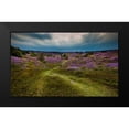 thumbnail image 2 of Henk van Gog 18x12 Black Modern Framed Museum Art Print Titled - Landscape in purple, 2 of 5