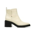 thumbnail image 2 of Franco Sarto Womens Dalden Leather Square Toe Ankle Boots, 2 of 3