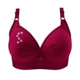 thumbnail image 3 of LSLJS Womens Wireless Bras Plus Size Push up Bras Comfy Solid Color Dog Paw Printed No Underwire Lingerie, Gifts for Women, 3 of 3