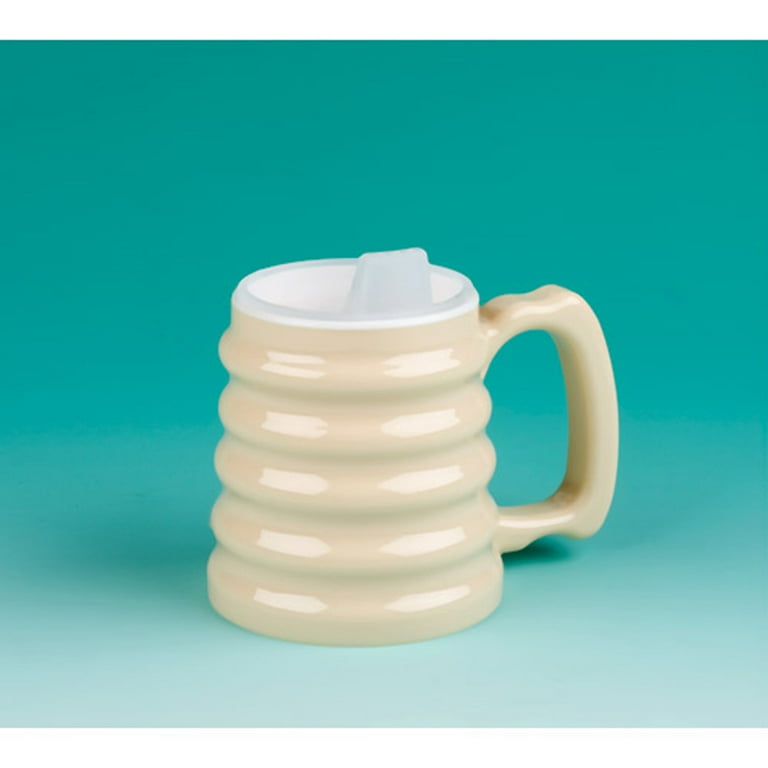 Hand-to-hand mug 10oz with spout lid Hand-to-hand mug 10oz with spout lid