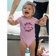 thumbnail image 2 of American Babe Groovy Style Bodysuit Infant -Image by Shutterstock,  Newborn, 2 of 4