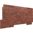 thumbnail image 6 of Ekena Millwork 49"W x 24 1/2"H x 1 1/4"D Castle Rock Stacked Stone, EverStone Faux Stone Siding Panel, Sun Valley, 6 of 9
