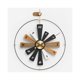 thumbnail image 1 of Reloj de pared grande de 60 cm, redondo, silencioso, sin tictac, colgante, decoración creativa, reloj de pared ligero de lujo for sala de estar., 1 of 3
