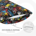 thumbnail image 5 of Bixox Monster Car Printed Pillow Protector,Super Soft Ideal for Home,Guests,Rentals - 16"x24", 5 of 8