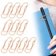 thumbnail image 4 of 20 Pcs Porte-Trombones en Métal, Trombones Multicolores en Acier Inoxydable pour Bureau, Table et Journal, 4 of 5