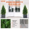 thumbnail image 2 of Árbol topiario artificial de cedro VEVOR de 36 cm con hojas adicionales, 2 unidades, 2 of 9