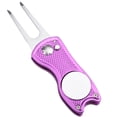 thumbnail image 1 of Metal Foldable Golf Divot Repair Tool With Golf Ball Marker PURPLE, 1 of 6