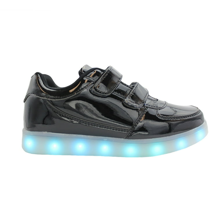 Boys black shiny shoes deals