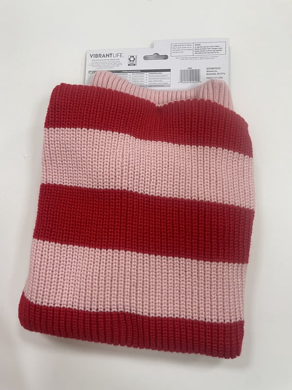 Vibrant Life Holiday Boss Lady Sweater for Dogs, Pink and Red, XL