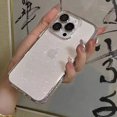 thumbnail image 4 of Shockproof Luxury Bling Glitter Transparent Phone Case For iPhone 15 14 13 12 11 Pro Max Plus Mini X XR XS 7 8 Soft TPU Cover Clear For iphone11Pro, 4 of 6