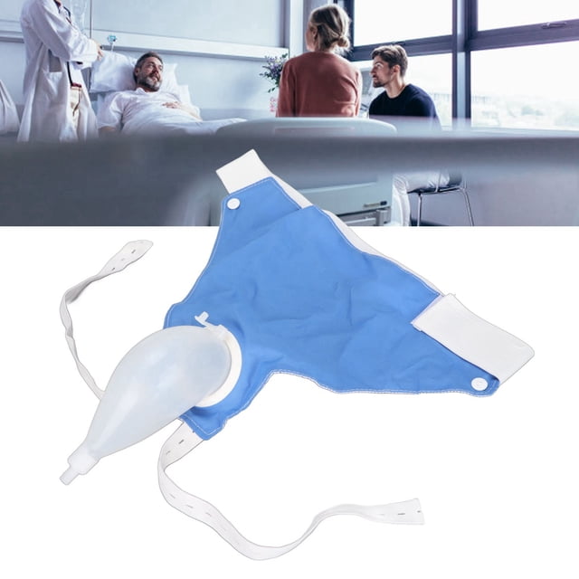 Male Urine Drainage Bag, Reusable Skin Friendly 1000ML 2000ML Urinal Pee Holder Leak Proof for Paralysis Patients