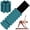 GREEN, variant on LTECARP Adjustable Wearable Wrist & Ankle Weights for Women Men - Leg & Arm Bands, Silicone Weighted Bracelets for Pilates, Walking, Yoga, Dance, Barre,Gym