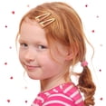32 count Hair Clips - 3 Prong Double Grip Metal Barrettes and Combs for ...