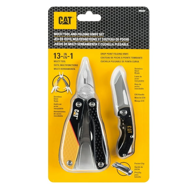 Cat 2 Piece MultiTool and Folding Knife Set 980269