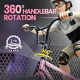 thumbnail image 3 of BMX Bikes for 6-14, Cuoote 24 Inch Bicycle with High-Carbon Steel BMX Frame, 360° Handlebar Rotation, 3 of 7