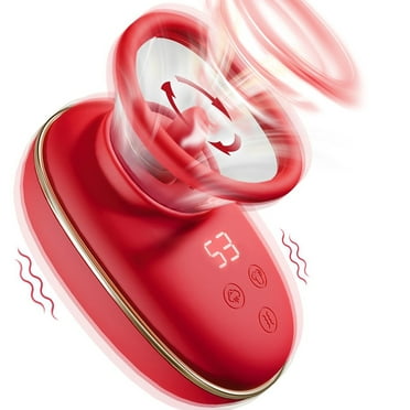 3-in-1 Sucking Vibrator Adult Toys for Women,3 Sucking 9 Tongue Licking & Vibrating Modes,G Spot Clitoral Vibrators Rose Toy,Nipple Sex Toys for Women Female