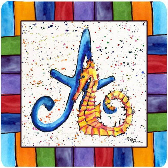 Beach And Seafood Foam Coasters - Set Of 4, 3.5 x 3.5 In.