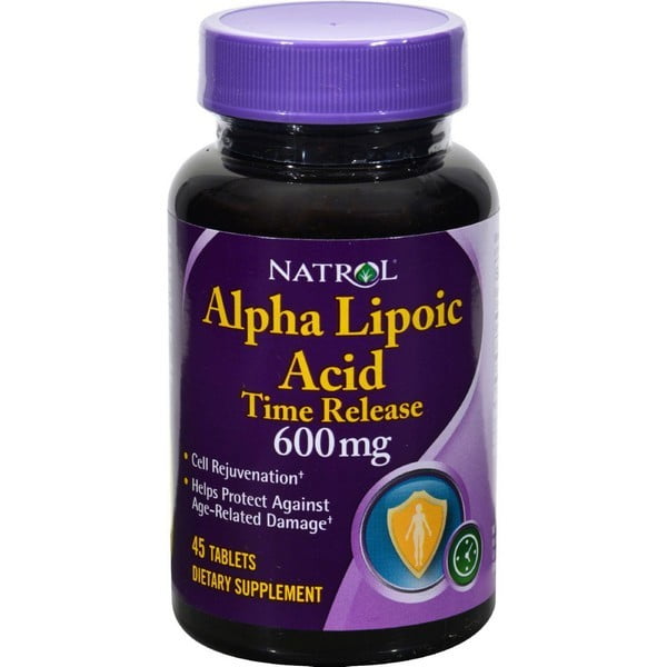 Natrol Alpha Lipoic Acid Time Release 600 Mg 45 Tablets Walmart