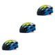 thumbnail image 5 of Soidarity Casco de ciclismo para mujeres adultas Protección ajustable y ligera Casco de bicicleta de montaña Azul Amarillo Tamaño libre Type1 NO1, 5 of 6