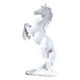 thumbnail image 1 of Estatua de caballo, figura de animal, artesanía, adorno moderno, adorno, animal coleccionable Blanco, 1 of 9