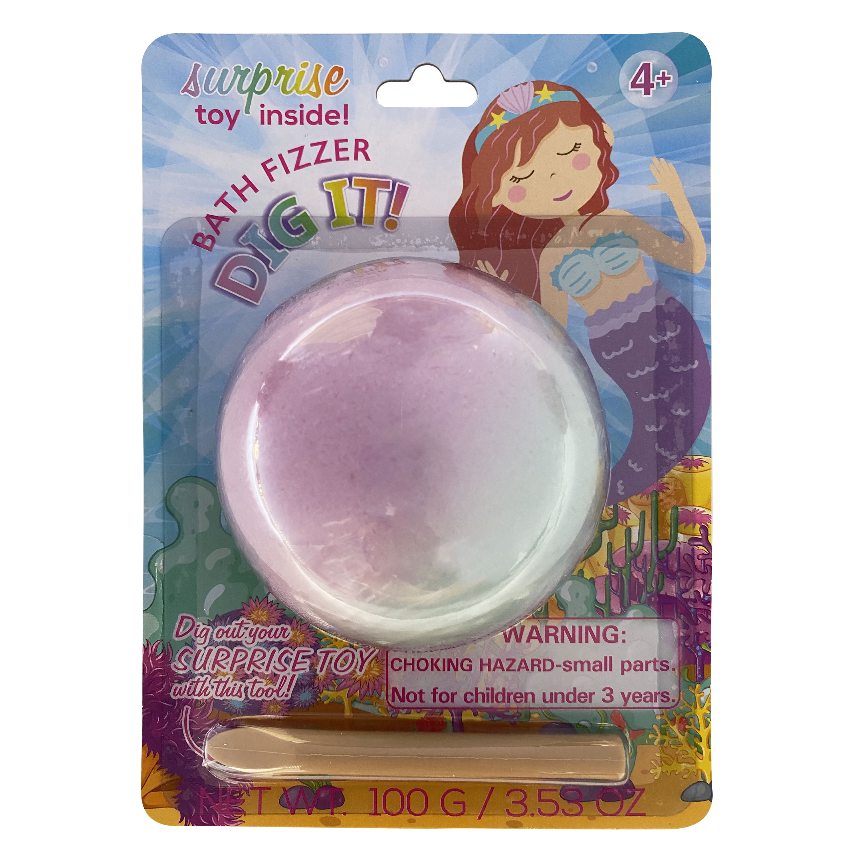 Dig It Bath Fizzer Kids Girls, 3.5oz