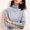 Grey, variant on Button Down Shirts For Women, Turtleneck Pullover Sweater, Slim Bottoming Style, Silk Wool, Suitable For Fall And Winter, Gray M, Size S-3XL