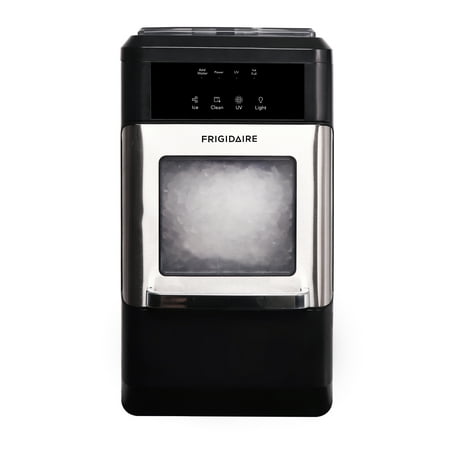 Frigidaire&reg; 200-Watt Crunchy-Chewable-Nugget Stainless Steel Ice Maker.