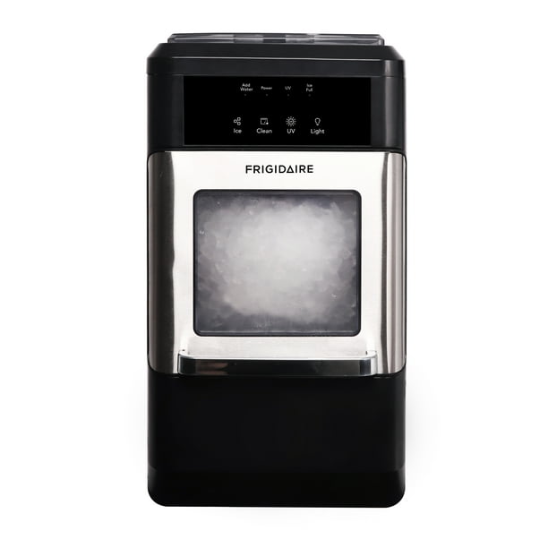 Frigidaire 44 Lbs Crunchy Chewable Nugget Ice Maker Efic235 Stainless Steel Walmart Com