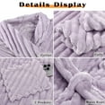 thumbnail image 6 of MOSHU Premium Robes for Women Super Soft Cozy Fleece Womens Robe Plush Long Bathrobe with Pockets, 6 of 8