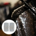 thumbnail image 3 of OULII Sequin Strips for Sewing 1.5In Wide in Silver for Handmade Crafts 2Pack, 3 of 8