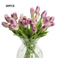 thumbnail image 4 of Advancent 20 unids/set de tulipanes artificiales aptos para mascotas con amplia aplicación, tulipanes inodoros, flores artificiales Decoración del hogar, 4 of 6