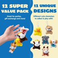 thumbnail image 3 of 72 Pack  Animal Plush Toys Bulk Set for Kids Party Favors, 3 of 7