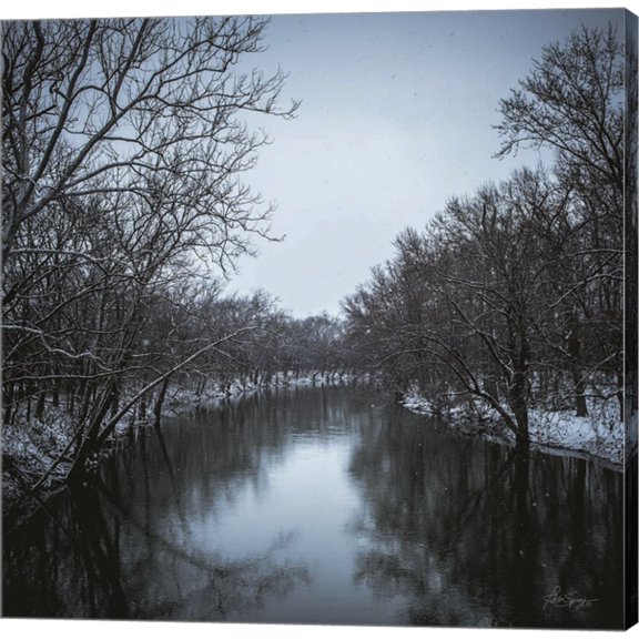 Winding Reflection by Justin Spivey, Canvas Wall Art, 12W x 12H
