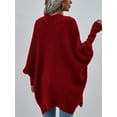 thumbnail image 3 of Alove Women Solid Color Loose Long Knit Sweater Coat S-XL, 3 of 10